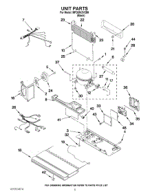 05 - Unit Parts parts for Maytag Refrigerator MFD2562VEB9 / from AppliancePartsPros.com