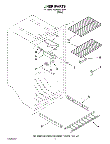 02 - Liner Parts parts for Maytag Freezer MQF1656TEW00 / from AppliancePartsPros.com