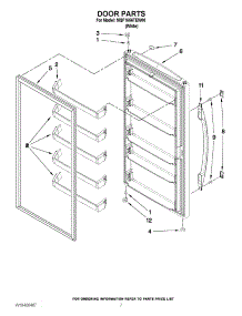 04 - Door Parts parts for Maytag Freezer MQF1656TEW00 / from AppliancePartsPros.com