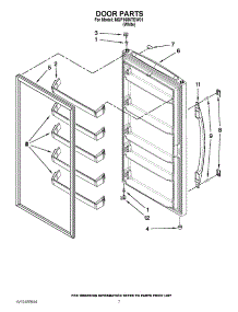 04 - Door Parts parts for Maytag Freezer MQF1656TEW01 / from AppliancePartsPros.com