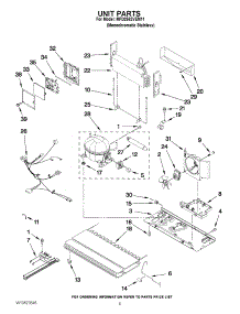 05 - Unit Parts parts for Maytag Refrigerator MFD2562VEM11 / from AppliancePartsPros.com