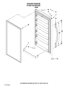 04 - Door Parts parts for Maytag Freezer MQF2056TEW00 / from AppliancePartsPros.com