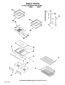 06 - Shelf Parts parts for Maytag Refrigerator MBF1953YEW3 / from AppliancePartsPros.com