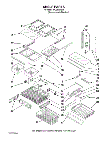 06 - Shelf Parts parts for Maytag Refrigerator MFD2562VEM5 / from AppliancePartsPros.com