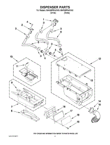 04 - Dispenser Parts parts for Maytag Washer MHP30PRAWW0 / from AppliancePartsPros.com