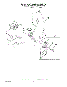 06 - Pump And Motor Parts parts for Maytag Washer MHP30PRAWW0 / from AppliancePartsPros.com