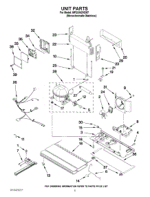 05 - Unit Parts parts for Maytag Refrigerator MFD2562VEM7 / from AppliancePartsPros.com