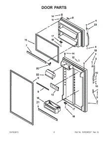 02 - Door Parts parts for Maytag Refrigerator M1TXEGMYQ01 / from AppliancePartsPros.com