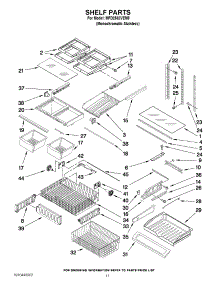 06 - Shelf Parts parts for Maytag Refrigerator MFD2562VEM8 / from AppliancePartsPros.com