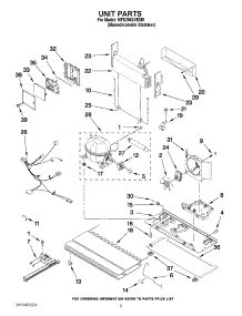 05 - Unit Parts parts for Maytag Refrigerator MFD2562VEM9 / from AppliancePartsPros.com