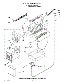 07 - Icemaker Parts parts for Maytag Refrigerator MFD2562VEM9 / from AppliancePartsPros.com