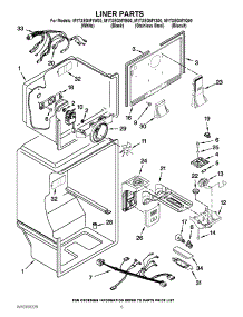 03 - Liner Parts parts for Maytag Refrigerator M1TXEGMYW00 / from AppliancePartsPros.com