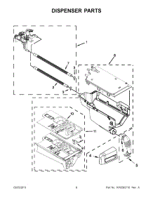 04 - Dispenser Parts parts for Maytag Washer MHW3000BW0 / from AppliancePartsPros.com