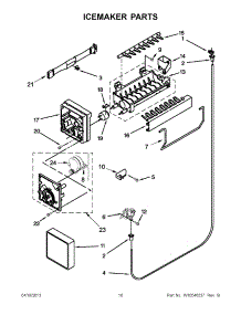 05 - Icemaker Parts parts for Maytag Refrigerator M1TXEGMYW01 / from AppliancePartsPros.com