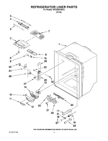 03 - Refrigerator Liner Parts parts for Maytag Refrigerator MFD2562VEW3 / from AppliancePartsPros.com