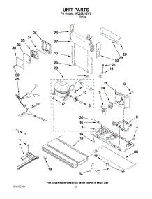 05 - Unit Parts parts for Maytag Refrigerator MFD2562VEW3 / from AppliancePartsPros.com