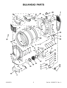 03 - Bulkhead Parts parts for Maytag Dryer MGD4200BW0 / from AppliancePartsPros.com