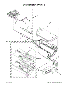 04 - Dispenser Parts parts for Maytag Washer MHW6000AG0 / from AppliancePartsPros.com