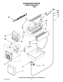 07 - Icemaker Parts parts for Maytag Refrigerator MFD2562VEW4 / from AppliancePartsPros.com