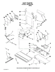 05 - Unit Parts parts for Maytag Refrigerator MFD2562VEW6 / from AppliancePartsPros.com