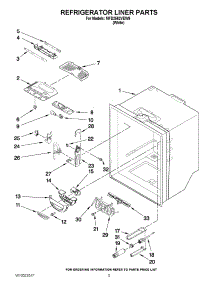 03 - Refrigerator Liner Parts parts for Maytag Refrigerator MFD2562VEW8 / from AppliancePartsPros.com
