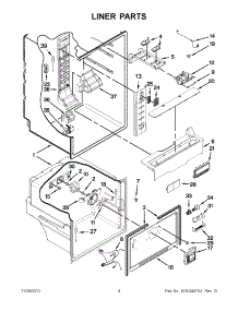 02 - Liner Parts parts for Maytag Refrigerator MFF2055YEB00 / from AppliancePartsPros.com