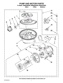 06 - Pump And Motor Parts parts for Maytag Dishwasher MDB4630AWB5 / from AppliancePartsPros.com