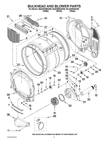 03 - Bulkhead And Blower Parts parts for Maytag Washer Dryer Combo MLE20PDAGW0 / from AppliancePartsPros.com