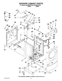 06 - Washer Cabinet Parts parts for Maytag Washer Dryer Combo MLE20PDAYW0 / from AppliancePartsPros.com