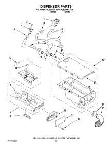 07 - Dispenser Parts parts for Maytag Washer Dryer Combo MLE20PDAYW0 / from AppliancePartsPros.com