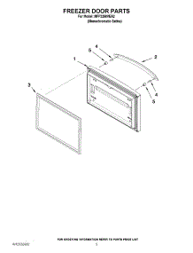 03 - Freezer Door Parts parts for Maytag Refrigerator MFF2258VEA2 / from AppliancePartsPros.com