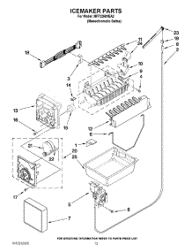 08 - Icemaker Parts parts for Maytag Refrigerator MFF2258VEA2 / from AppliancePartsPros.com