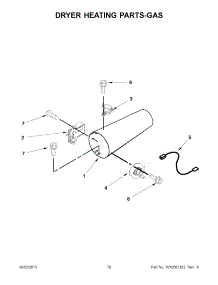 05 - Dryer Heating Parts-Gas parts for Maytag Washer Dryer Combo MLE20PDBGW2 / from AppliancePartsPros.com