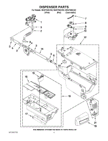 04 - Dispenser Parts parts for Maytag Washer MHW7000XG0 / from AppliancePartsPros.com