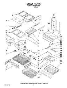 07 - Shelf Parts parts for Maytag Refrigerator MFF2258VEB4 / from AppliancePartsPros.com