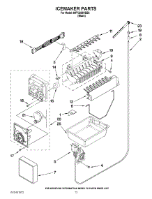 08 - Icemaker Parts parts for Maytag Refrigerator MFF2258VEB5 / from AppliancePartsPros.com