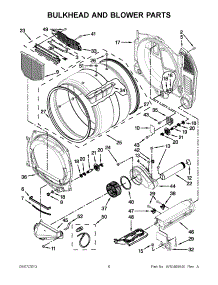 03 - Bulkhead And Blower Parts parts for Maytag Washer Dryer Combo MLE20PDBYW2 / from AppliancePartsPros.com