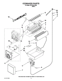 08 - Icemaker Parts parts for Maytag Refrigerator MFF2258VEB6 / from AppliancePartsPros.com