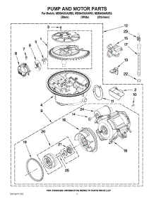 06 - Pump And Motor Parts parts for Maytag Dishwasher MDB4630AWW3 / from AppliancePartsPros.com