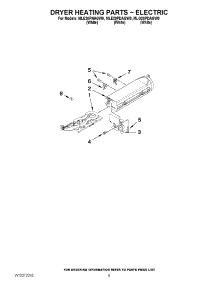 04 - Dryer Heating Parts - Electric parts for Maytag Washer Dryer Combo MLE20PNAGW0 / from AppliancePartsPros.com