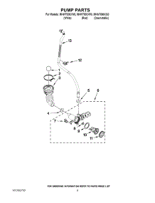 06 - Pump Parts parts for Maytag Washer MHW7000XW0 / from AppliancePartsPros.com