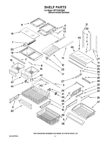07 - Shelf Parts parts for Maytag Refrigerator MFF2258VEM5 / from AppliancePartsPros.com
