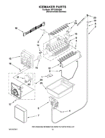 08 - Icemaker Parts parts for Maytag Refrigerator MFF2258VEM5 / from AppliancePartsPros.com