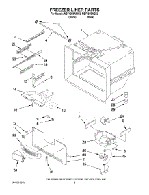 02 - Freezer Liner Parts parts for Maytag Refrigerator MBF1958WEW2 / from AppliancePartsPros.com