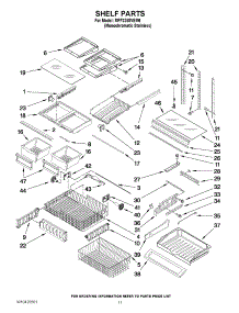 07 - Shelf Parts parts for Maytag Refrigerator MFF2258VEM6 / from AppliancePartsPros.com