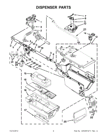 04 - Dispenser Parts parts for Maytag Washer MHW8000AG0 / from AppliancePartsPros.com