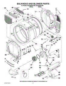03 - Bulkhead And Blower Parts parts for Maytag Washer Dryer Combo MLE20PRAYW0 / from AppliancePartsPros.com