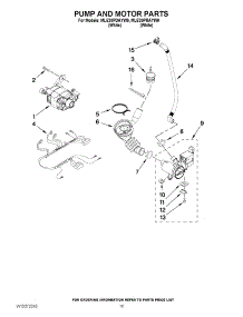 09 - Pump And Motor Parts parts for Maytag Washer Dryer Combo MLE20PRAYW0 / from AppliancePartsPros.com