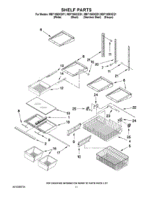 07 - Shelf Parts parts for Maytag Refrigerator MBF1958XEB1 / from AppliancePartsPros.com