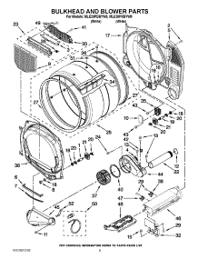 03 - Bulkhead And Blower Parts parts for Maytag Washer Dryer Combo MLE20PRBYW0 / from AppliancePartsPros.com